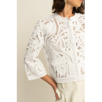 Expresso Vest Off White